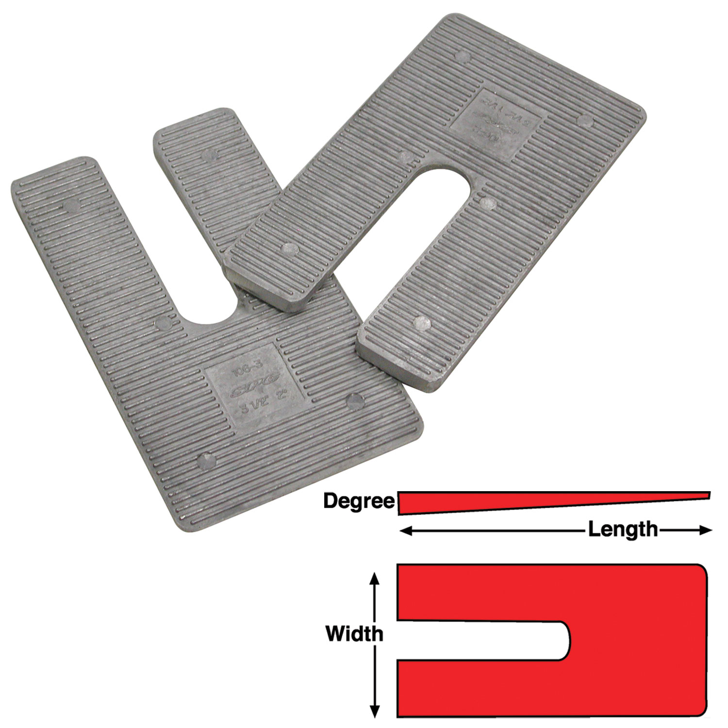 Specialty Products Company 80599 2-1/2° Break Away Axle Shim, Pack of 6 Specialty Products Company 80599 2-1/2° Break Away Axle Shim, Pack of 6